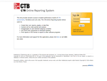 Tablet Screenshot of ctbonlinereporting.com